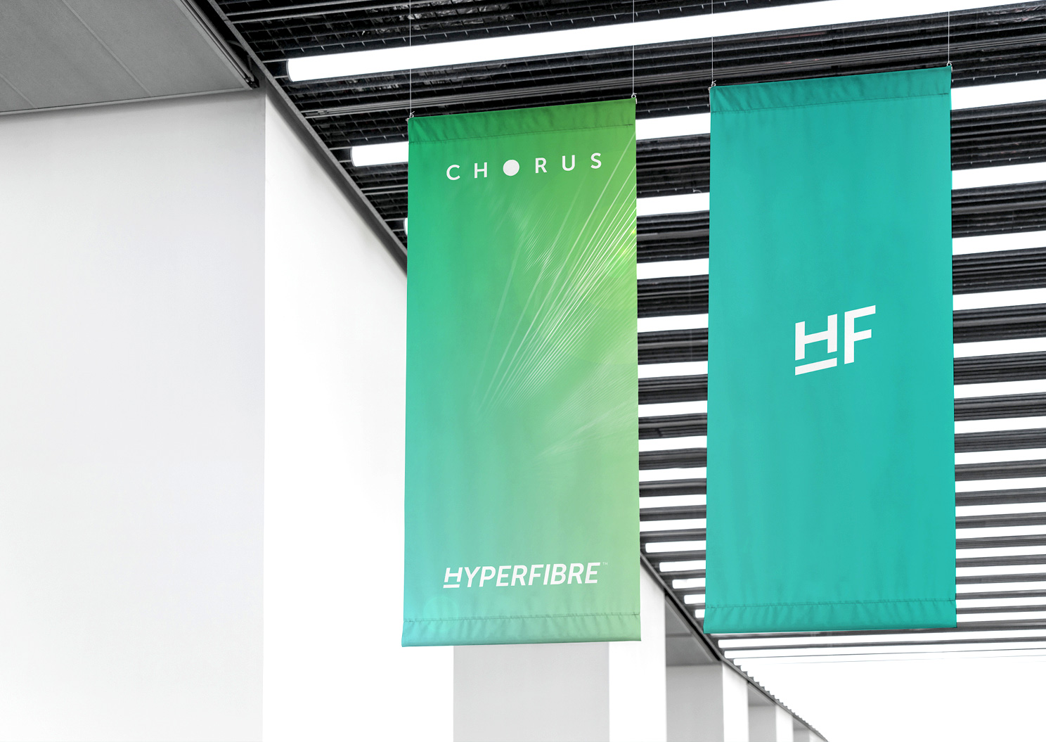 Hyperfibre brand banners